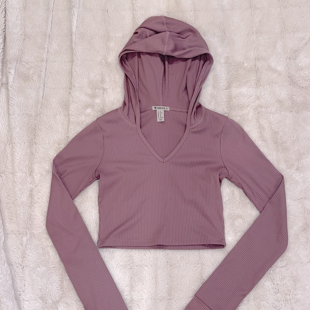 Cropped hoodie